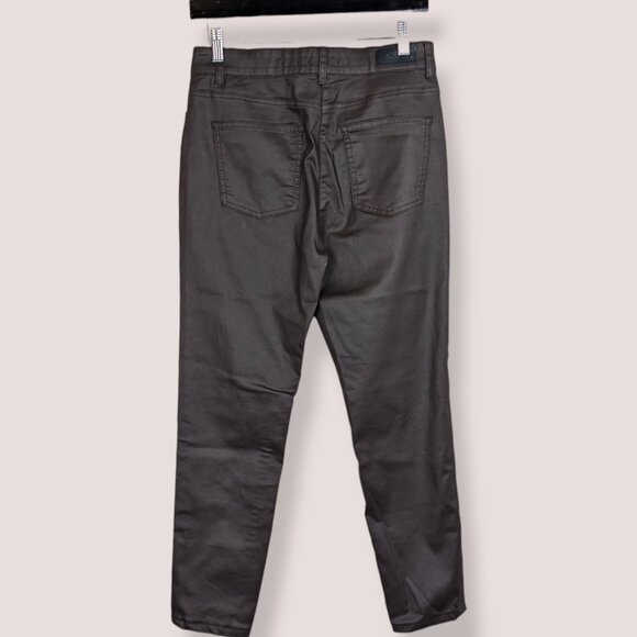 Olsen Brown Mona Slim Pants - Picture 7 of 11